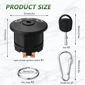 Tecreddy ignition switch for Delta 583070001 simplifies maintenance with quick replacements.