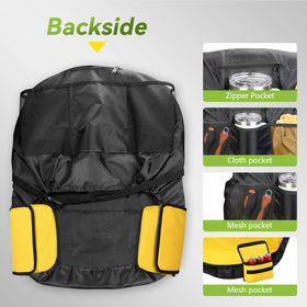 Tecreddy weatherproof seat cover protects against dust and sun damage.