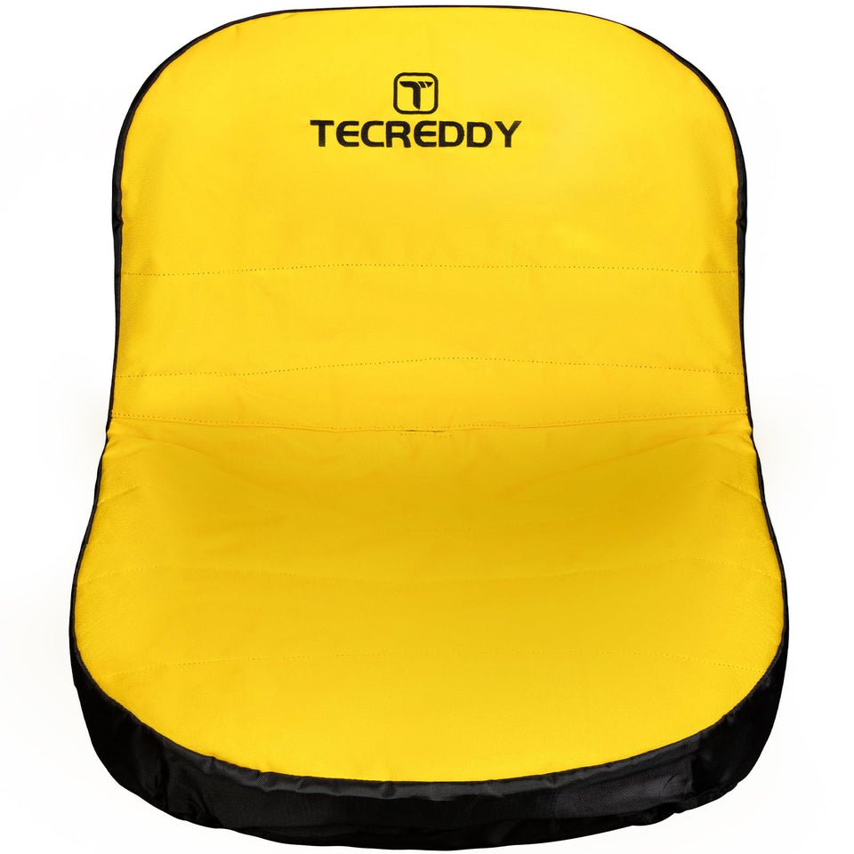 Tecreddy lawn mower seat cover waterproof protection for all-season use.