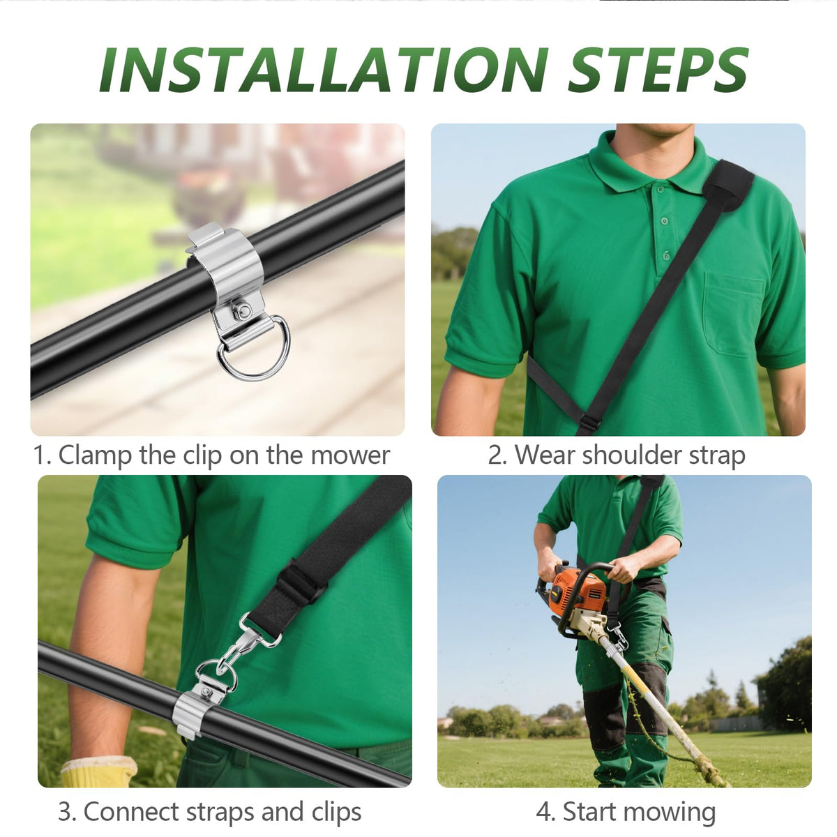Tecreddy nylon strap provides durable, lightweight construction for easy handling.
