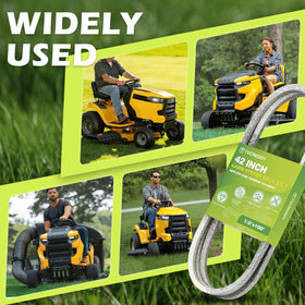 Tecreddy belt measures 100 inches long by 0.5 inches wide for OEM-like fit.