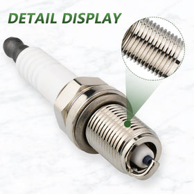 Tecreddy RC12YC spark plug installed in mower engine for smooth starts