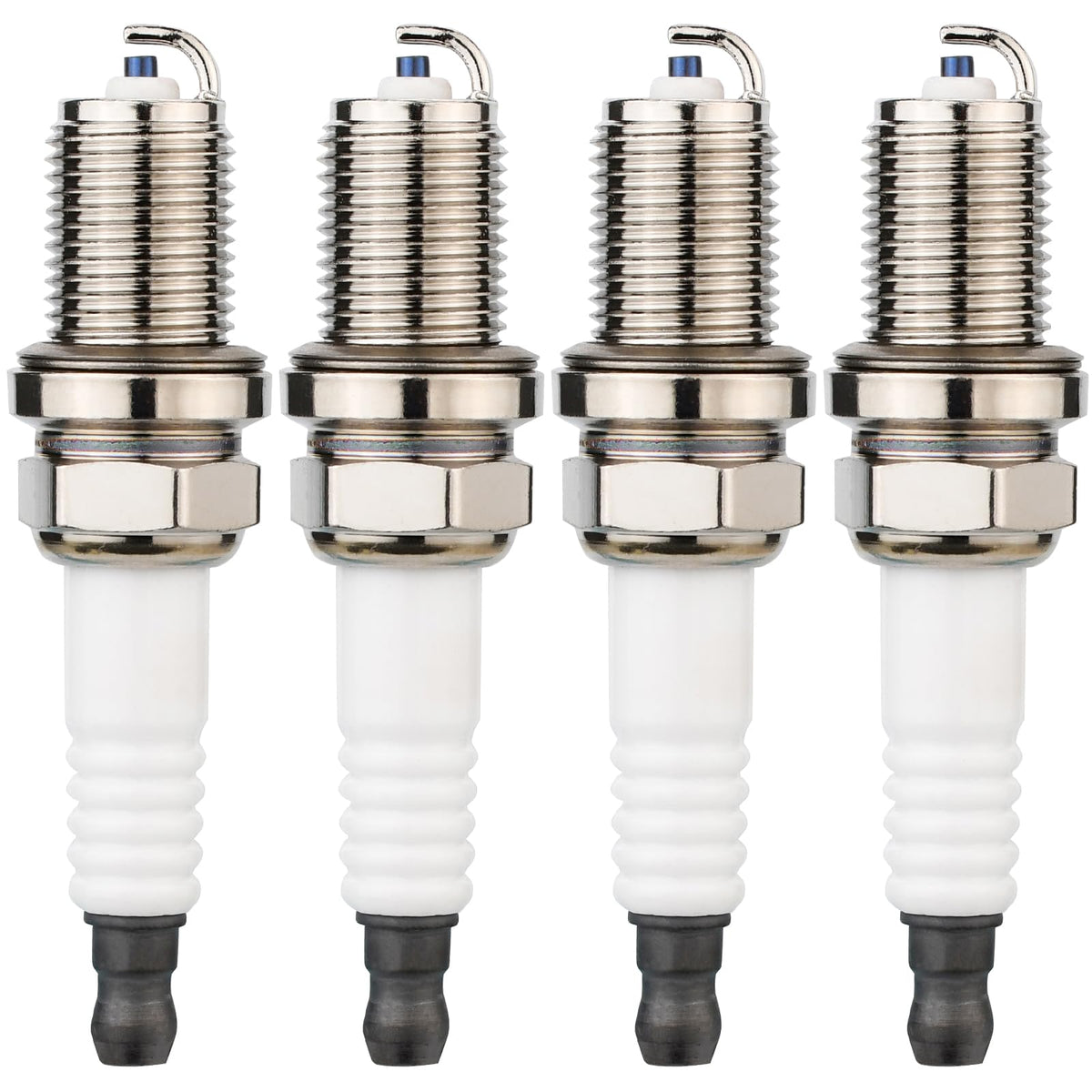 Tecreddy RC12YC spark plug closeup with precision electrode for reliable ignition