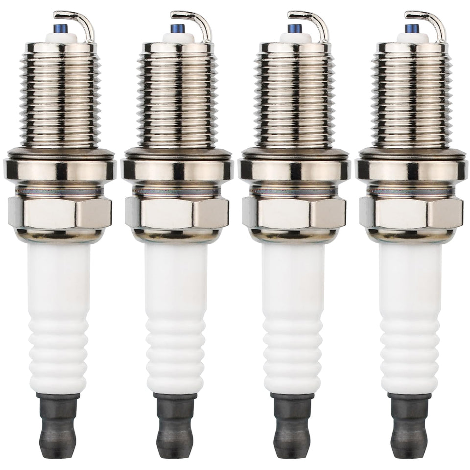 Tecreddy RC12YC spark plug closeup with precision electrode for reliable ignition