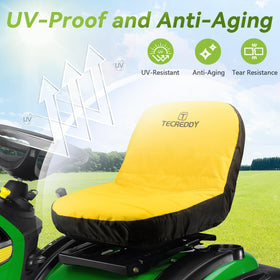 Tecreddy seat cover anti-slip inner layer keeps it secure on terrain.
