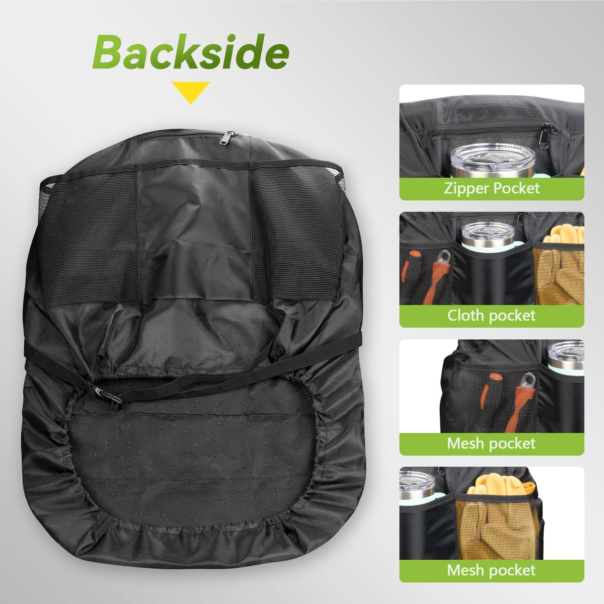 Tecreddy seat cover installs quickly with elastic hem.