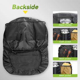Tecreddy seat cover installs quickly with elastic hem.
