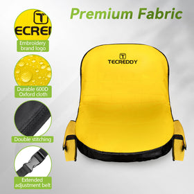 Tecreddy quick-install elastic hem for a snug, secure fit.