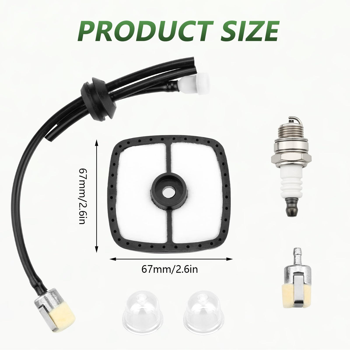 Tecreddy 7-piece tune-up kit for Echo and Weed Eater models.
