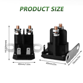 Tecreddy solenoid showing grounded terminal for safe electrical connection.