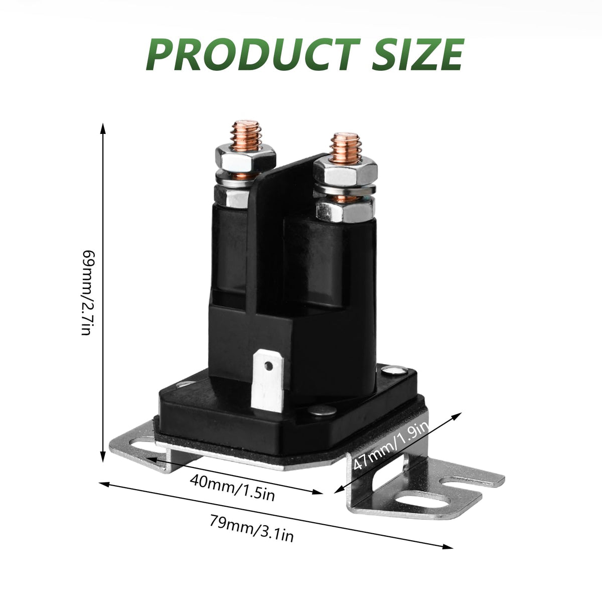 Tecreddy starter solenoid package includes one solenoid