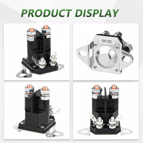 Tecreddy solenoid showing 3/16 and 5/16 inch studs for mounting.