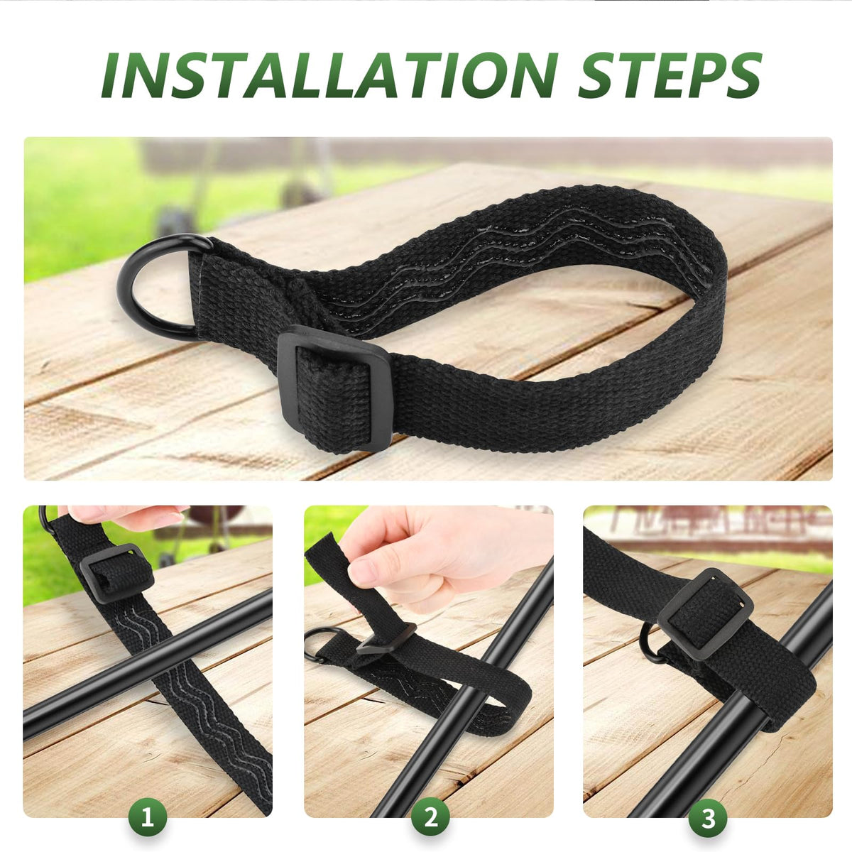 Tecreddy rugged nylon construction supports long outdoor use