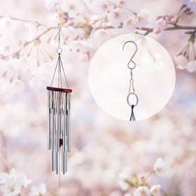 TecUnite garden bell clip ideal for lightweight decor.