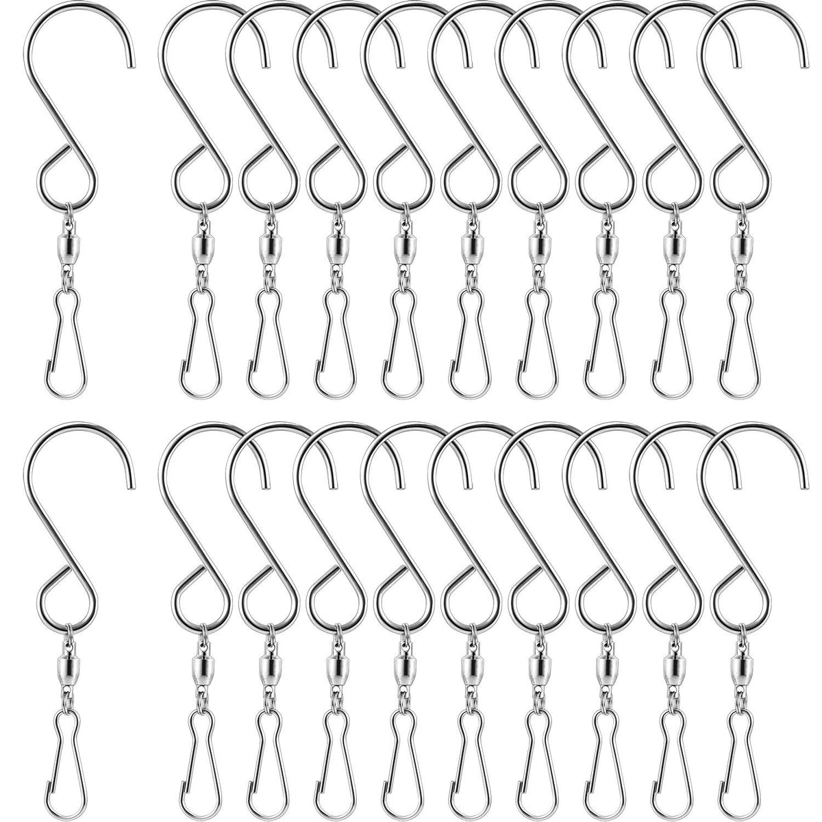 TecUnite wind spinner swivel hook close-up for secure hanging.