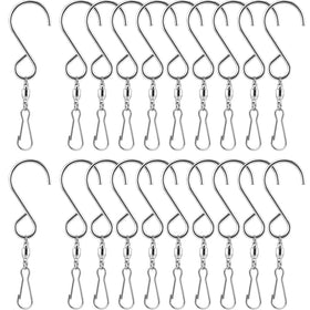 TecUnite wind spinner swivel hook close-up for secure hanging.