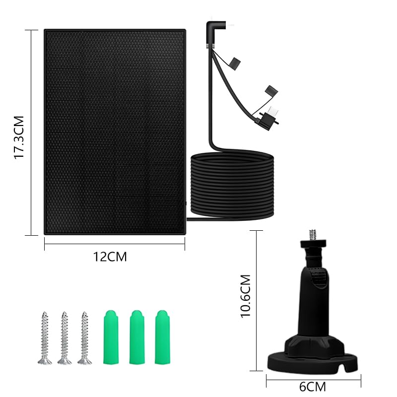 Teczckc B-Link solar panel packaging contents including mounting kit.
