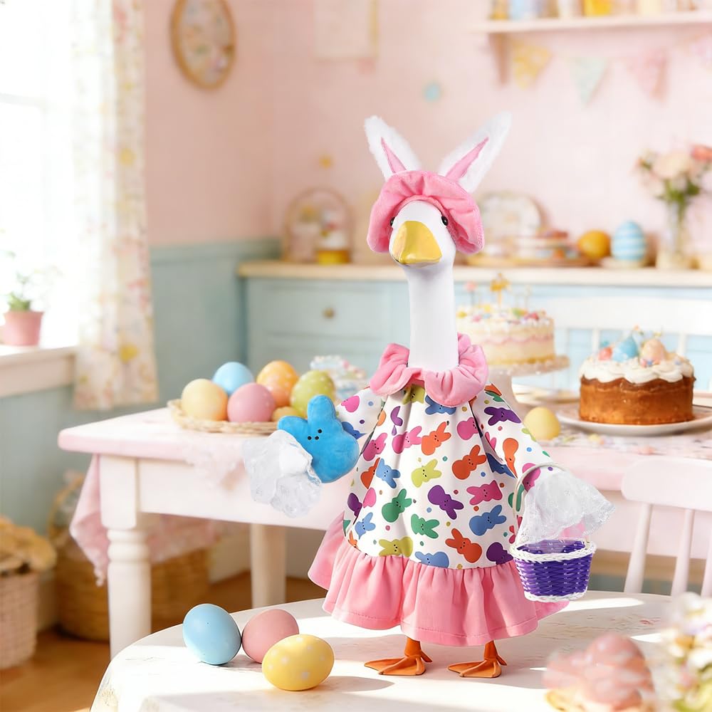Teeanzo Easter goose outfit easy-to-wear ensemble for quick seasonal setup