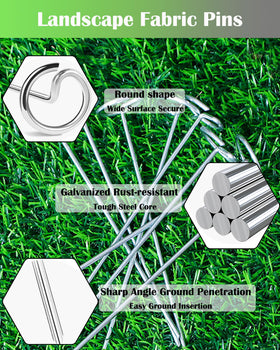 TeegRoow easy-installation stake with mallet-friendly design speeds setup