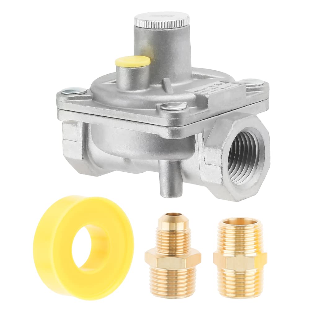 TEENGSE natural gas regulator front view for NG/LPG interchange.