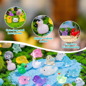 Teenzee mini resin elephant figurine for display shelves and collections