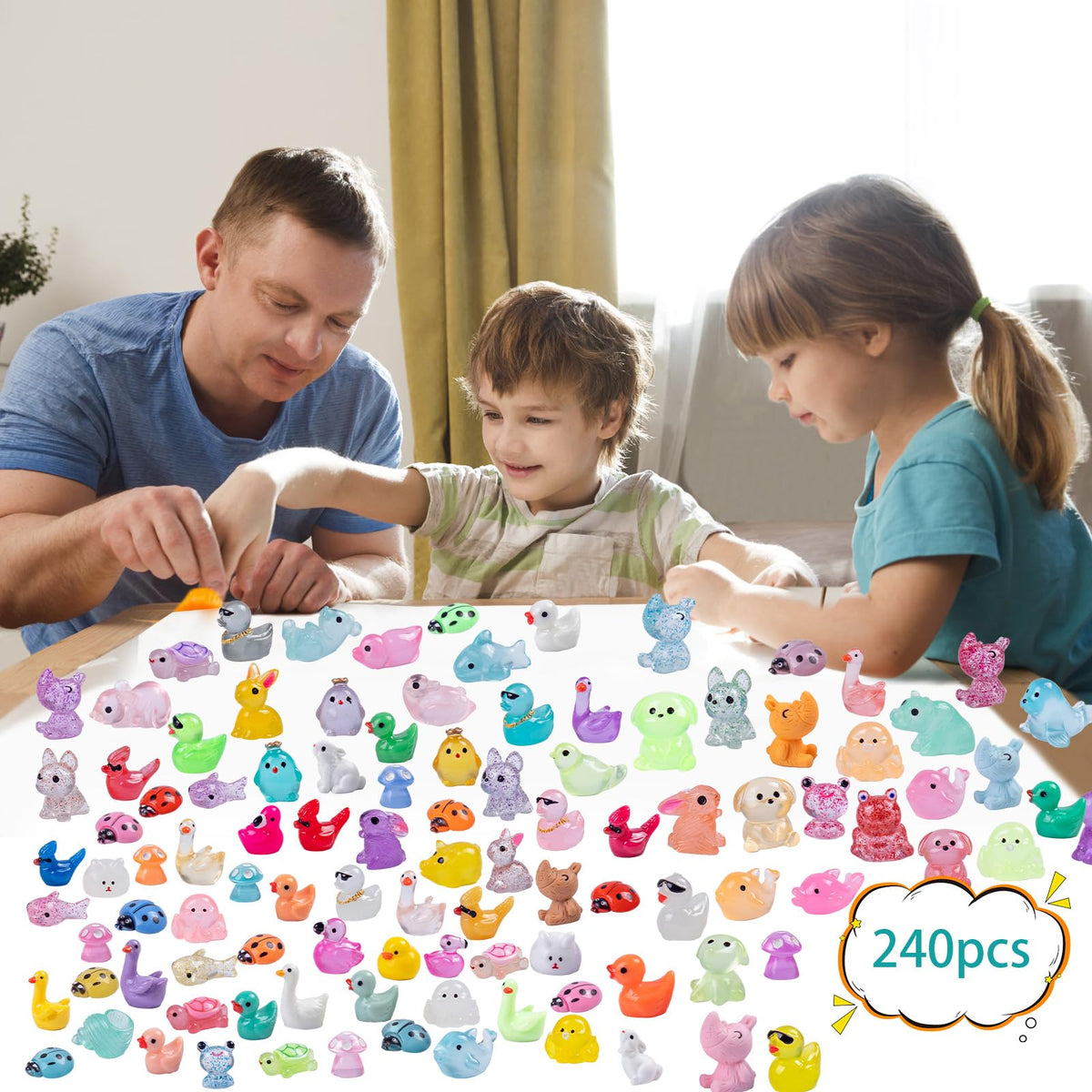 Teenzee craft and decor ideas using tiny animal figurines