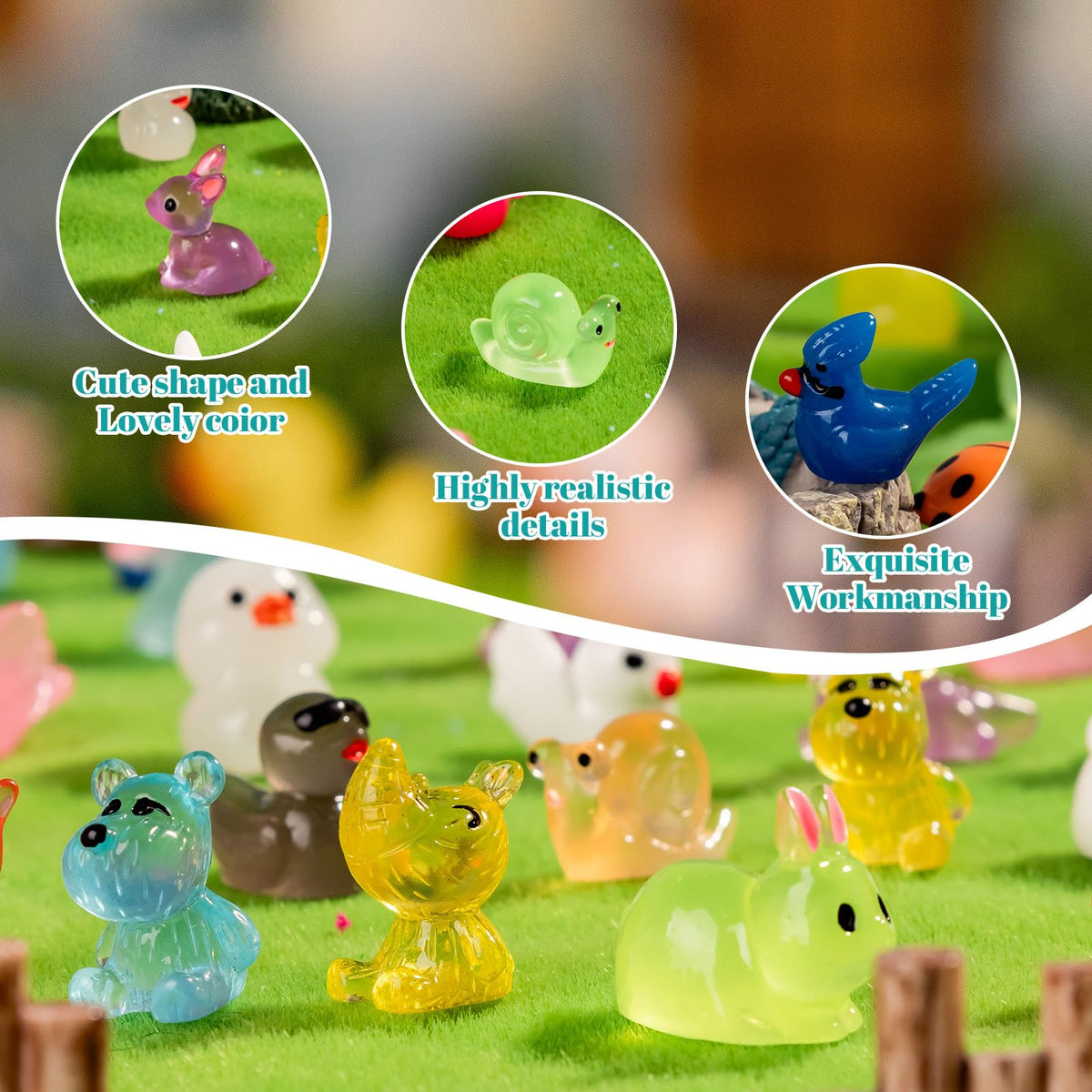 Teenzee mini figures suit classroom crafts and party favors.