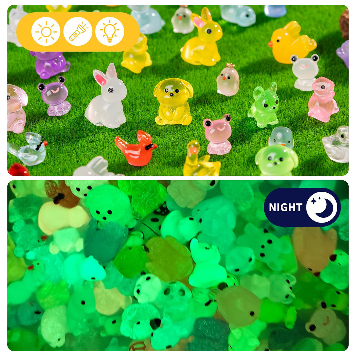 Teenzee DIY craft accessories with tiny resin animals