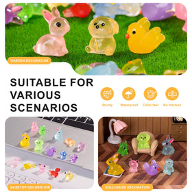 Teenzee gift-ready mini animal sets as decorative accents
