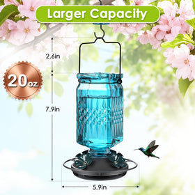 Tegarbed feeder showcases built in ant moat keeps nectar clean