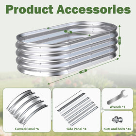 Tegarbed deep 1ft planter depth supports deep-rooted vegetables and herbs