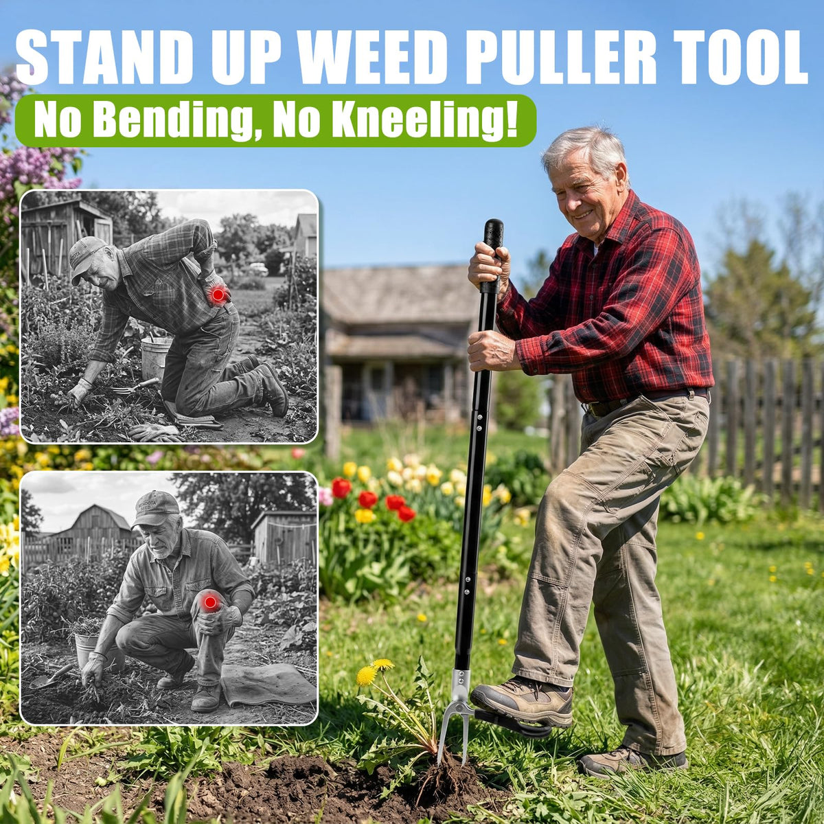 Tegarbed reinforced pedal and joints endure regular garden tasks.