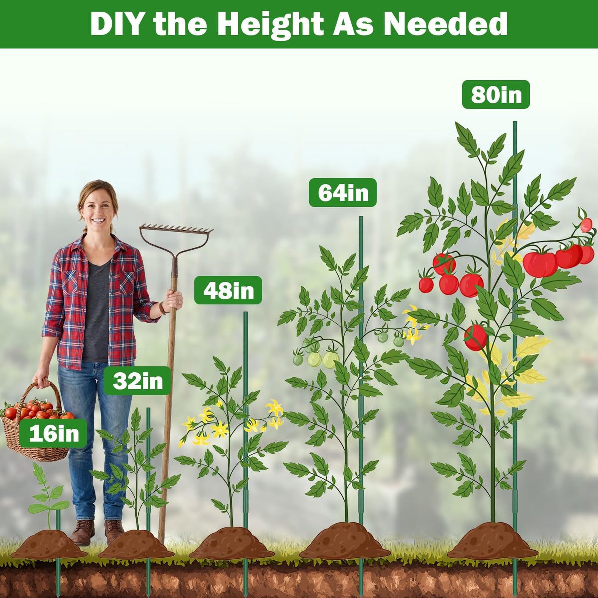 Tegarbed DIY assembly supports adjustable heights and shapes for different plant setups.