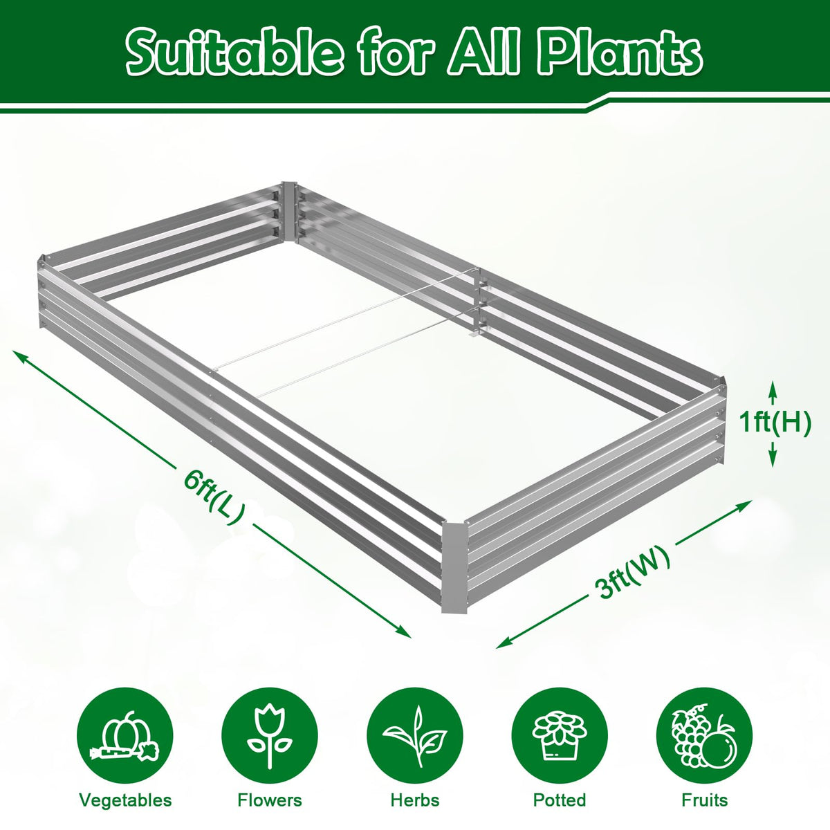 Tegarbed galvanized steel finish close-up shows durable construction.