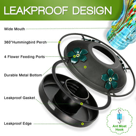 Tegarbed unit features bee-resistant ports for smoother feeding.