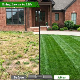 Tegarbed Lawn Leveling Rake ergonomic grip reduces hand fatigue