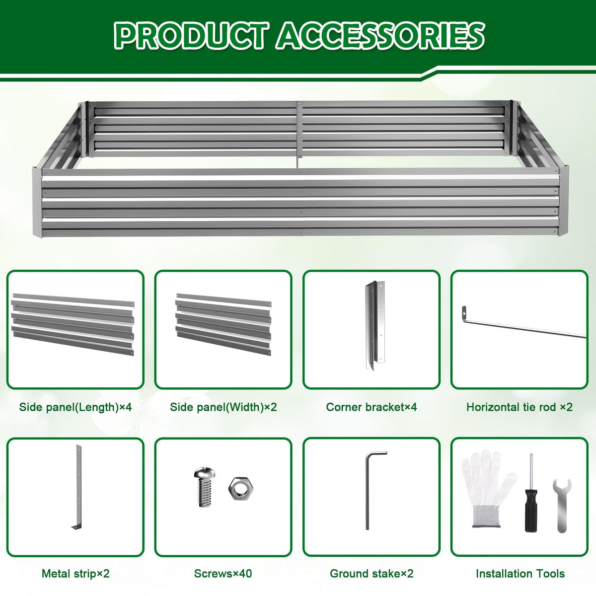 Tegarbed outdoor garden bed enhances any patio or yard space