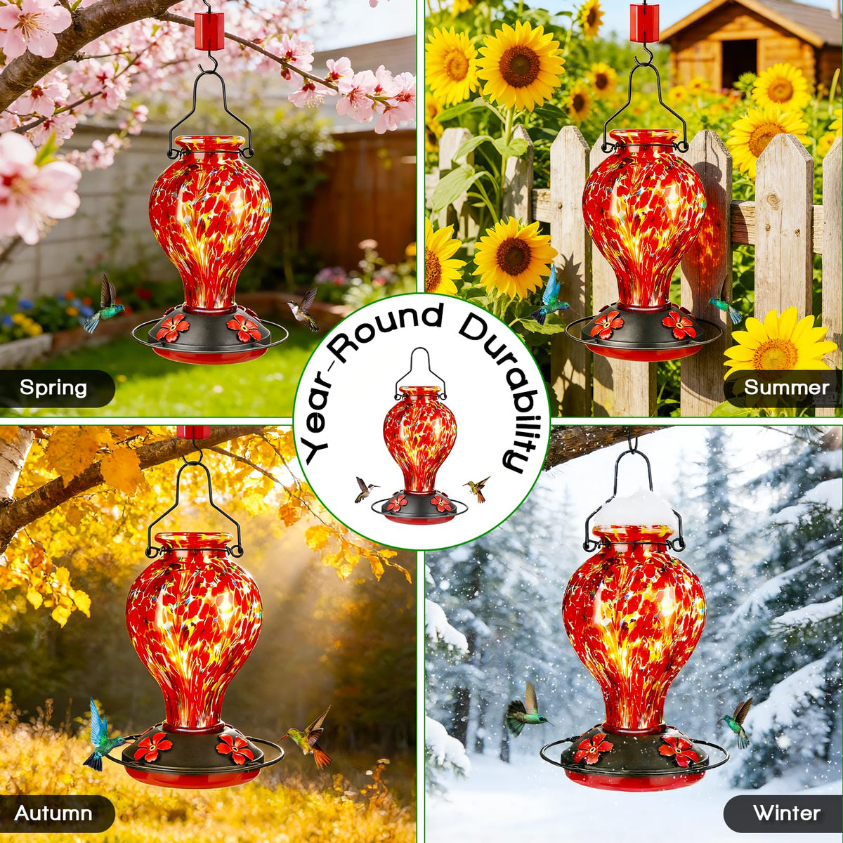 Tegarbed perch design supports hummingbirds at feeding.