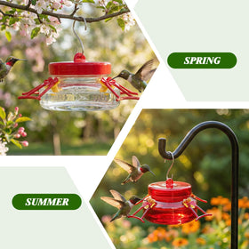 Perches and feeding ports on the Tegarbed feeder blend décor with practical use.