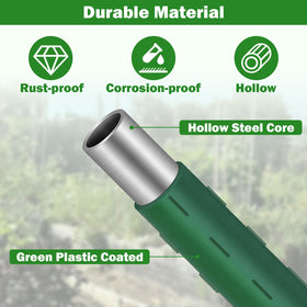 Tegarbed plant clips gently secure stems without damage.