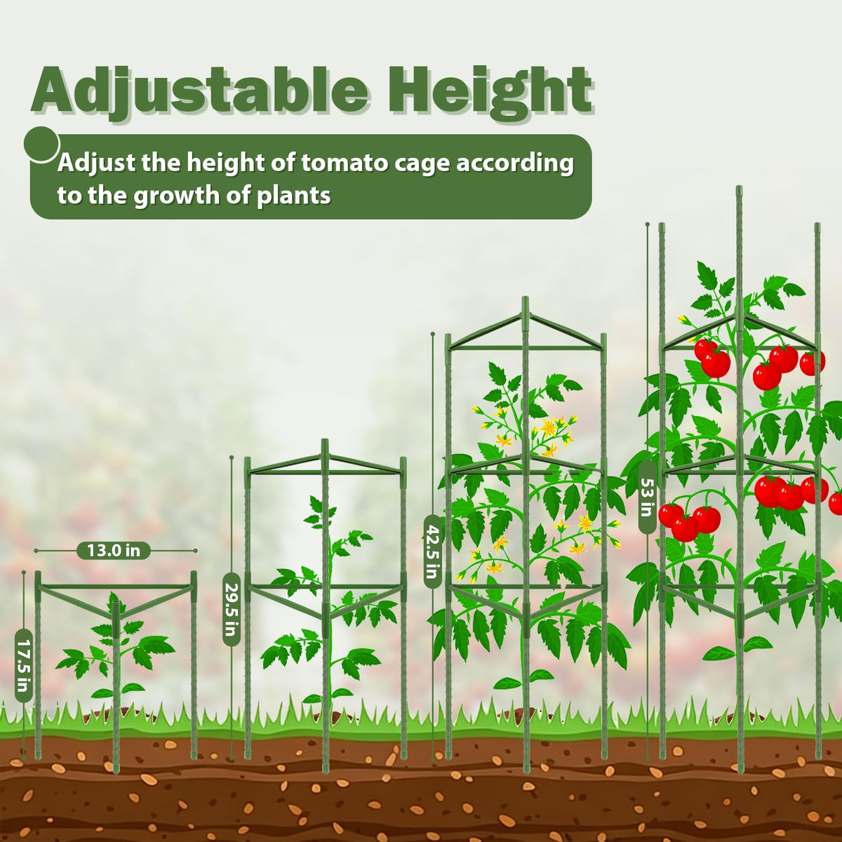Tegarbed tool-free assembly for quick setup in minutes.