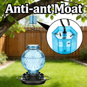 Tegarbed wide-mouth bottle makes refilling easy.