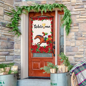 Tegeme Derby Day easy-hang decor with rope for walls or doors.
