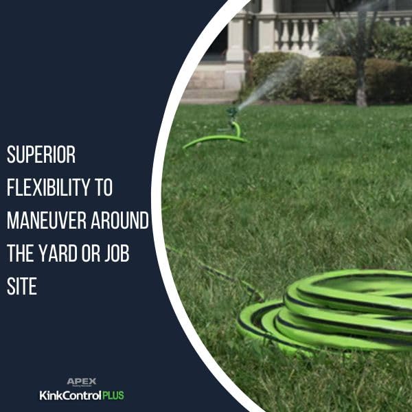 Teknor Apex Kink Control Plus 25ft hose with lifetime guarantee for lasting use