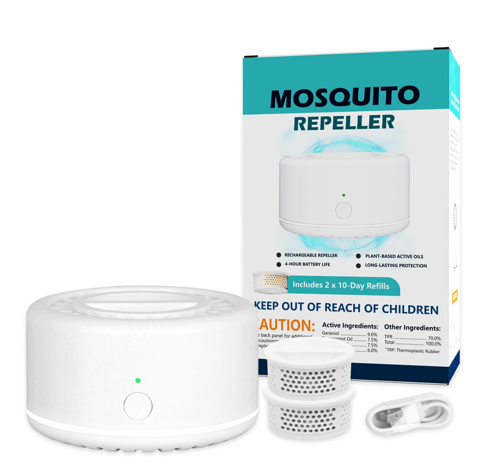 Tekola rechargeable mosquito repeller with night light for indoor and outdoor evenings.