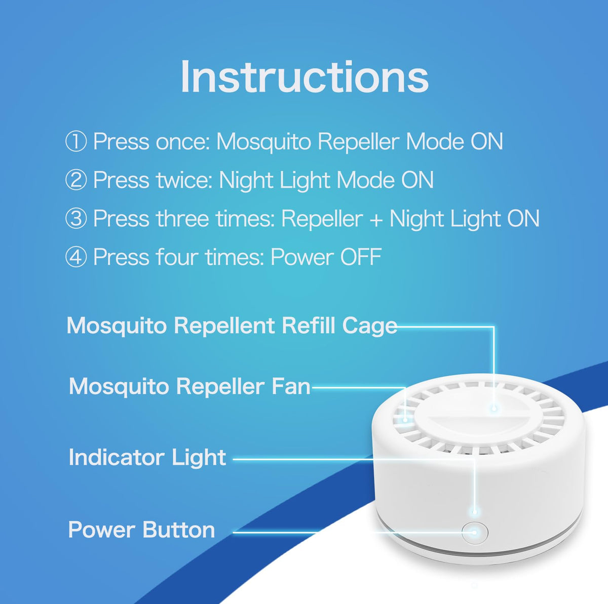 Tekola night light plus repeller for calm evenings outdoors.