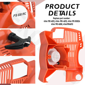 Compatibility label for TEKONPRO Ergostart with part numbers.