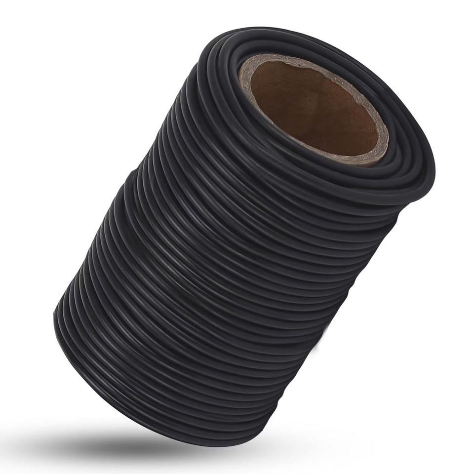 TELENT OUTDOORS 101ft black plant ties for sturdy garden support