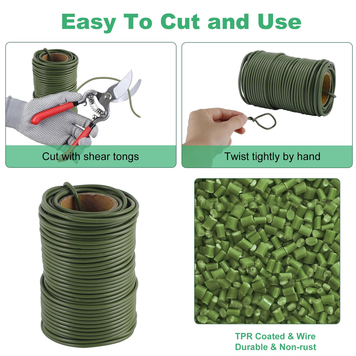 TELENT OUTDOORS easy-cut reusable ties for custom sizing