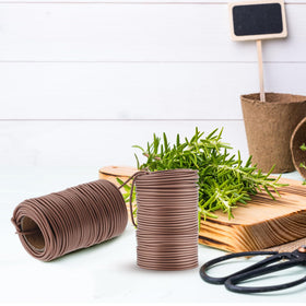 TELENT OUTDOORS reusable garden tie reduces waste while stabilizing plants.